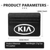 DWBR1 Tragbarer Leder Multi-Schlitz Kreditkartenhalter Geldbörse Geschenk für KIA Stinger Optima Cerato Soul Venga Forte Spectra Sedona