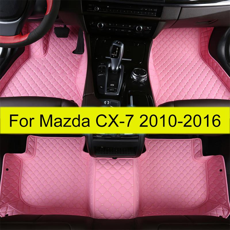 Car floor mats for Mazda CX-7 2010 2011 2012 2013 2014 2015 2016 auto foot Pads automobile carpet cover