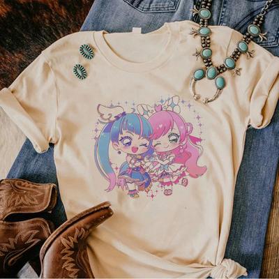 Precure T-shirts Women Streetwear T-shirts Girl 2000s Clothing