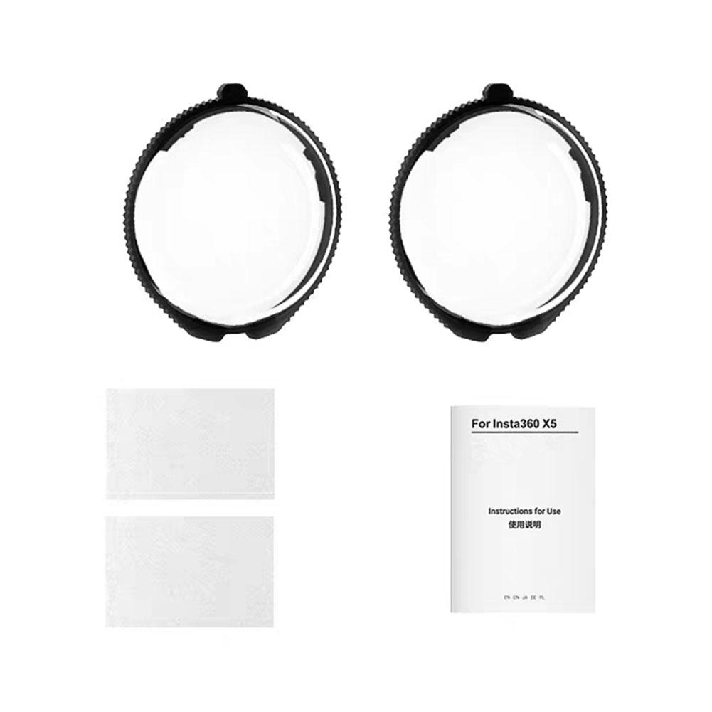 Lens Protective Cover Anti-Scratch Lens Protector Protective Lens Cap Cover for Insta360 X5 Accessories
