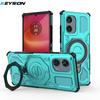 KEYSION Funda Magnética Antigolpes para Motorola Edge 50 Fusion 5G con Soporte de Anillo Vertical para MOTO Edge 50 Fusion 5G