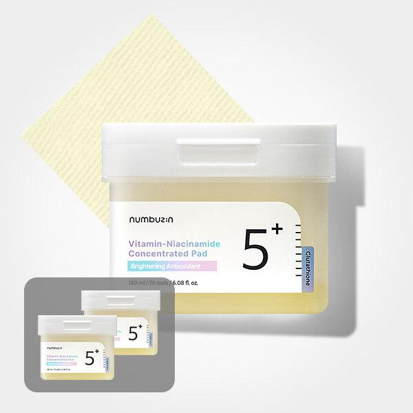 NUMBUZIN_5 Глутатион C Трассировочные пэды 70 листов X2 Glutathione C Trace Film Pad 70 Sheets X 2