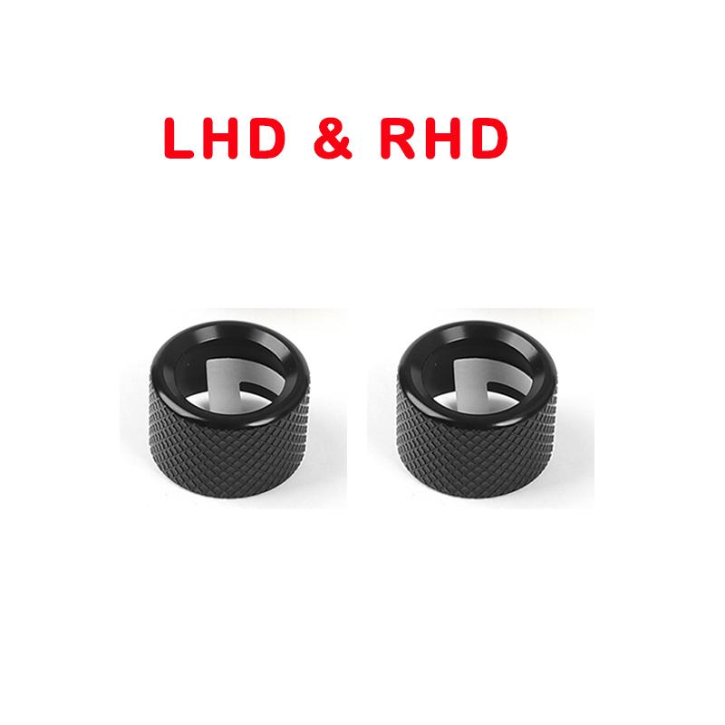 Car Interior Fittings Air Conditioner Knob Cover Audio Rotation Cover Trim Aluminum Alloy Material For Hyundai IONIQ 9 LHD/RHD