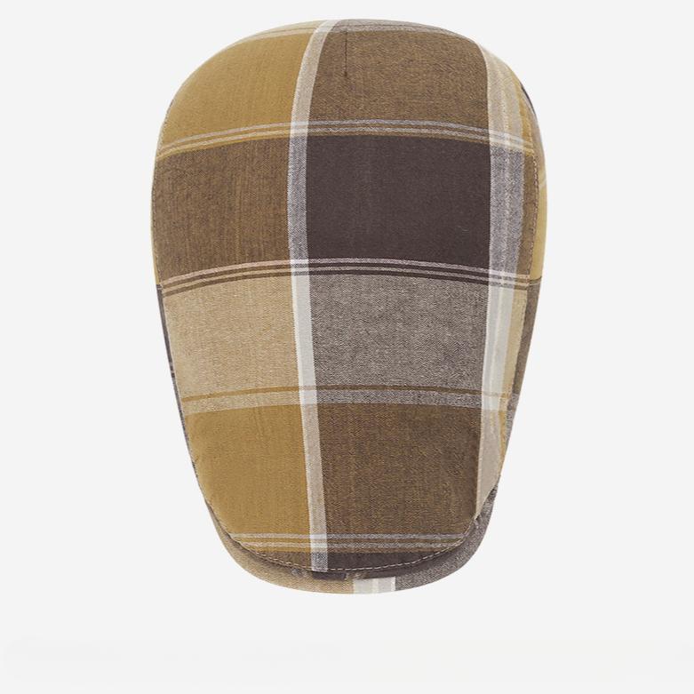 Spring and Summer Ladies Casual Plaid Cap Handsome Fashion British Beret Men's Comfortable and Breathable Forward Hat