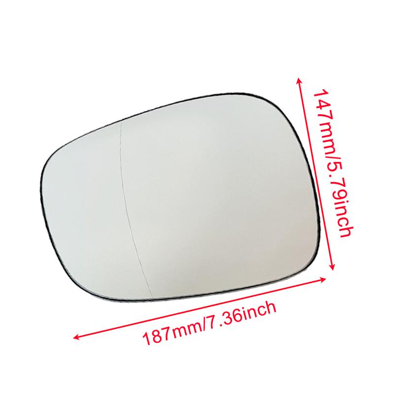 For BMW X1 E84 2009-2012 X3 F25 2010-2014 Car Left Right Rearview Side Wing Heated Mirror Glass 51162991659 51162991660