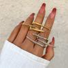 Butterfly Knuckle Ring for Women, Ins Simple Exaggerated French Creative Ring