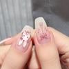 Fashion Rabbit Pattern Nail Sticker 3D Nail Art Decal Gel Polish Sticker Nail Art Decor Kalkomanie