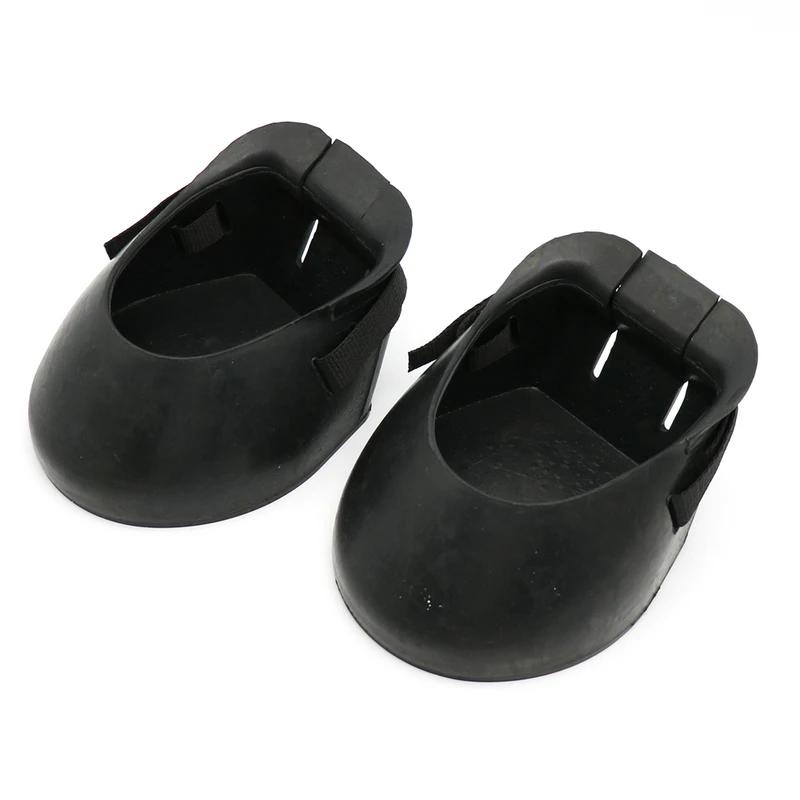 2 PIEZAS Goma Antideslizante Herraduras Ecuestres para Caballos Botas para Herraduras Reparación Corrección Rendimiento del Casco del Caballo Casco Protectores de Casco