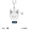 (SKZOO FACE KEYRING SILVER Ver.) Stray Kids [celebrATE] MD