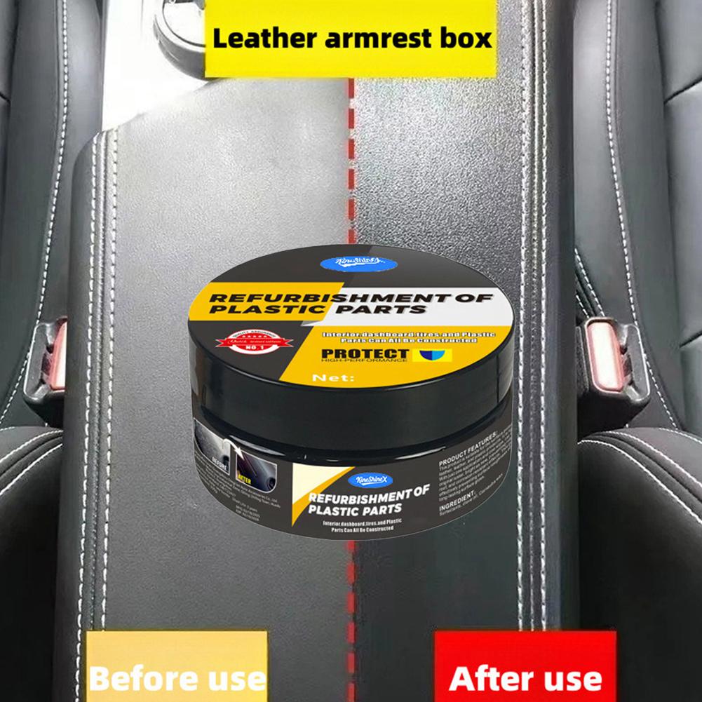 Automotive Plastic Repair Agent-interior And Plastic Polishing Wax, Scratch Repair Anti-aging Cream, Suitable For Tires Q0I7