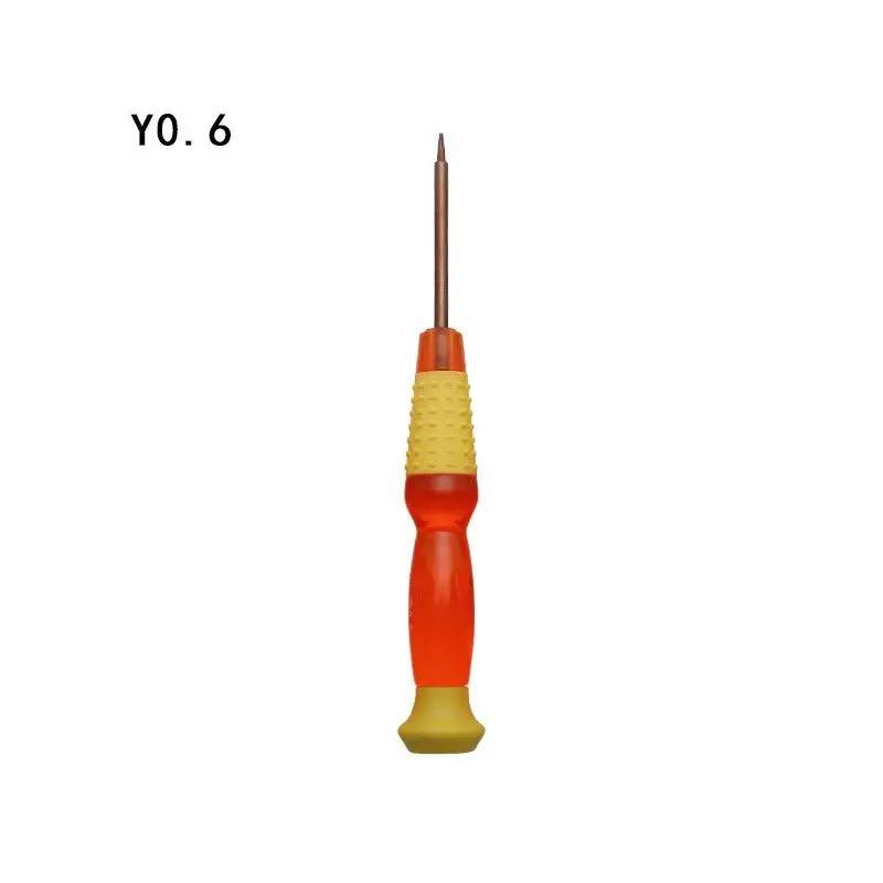Magnetic Hex Driver 0.8 Five-Star Screwdriver - Solid Color Telecom Disassembly Tool for Mobile Phone Repair.