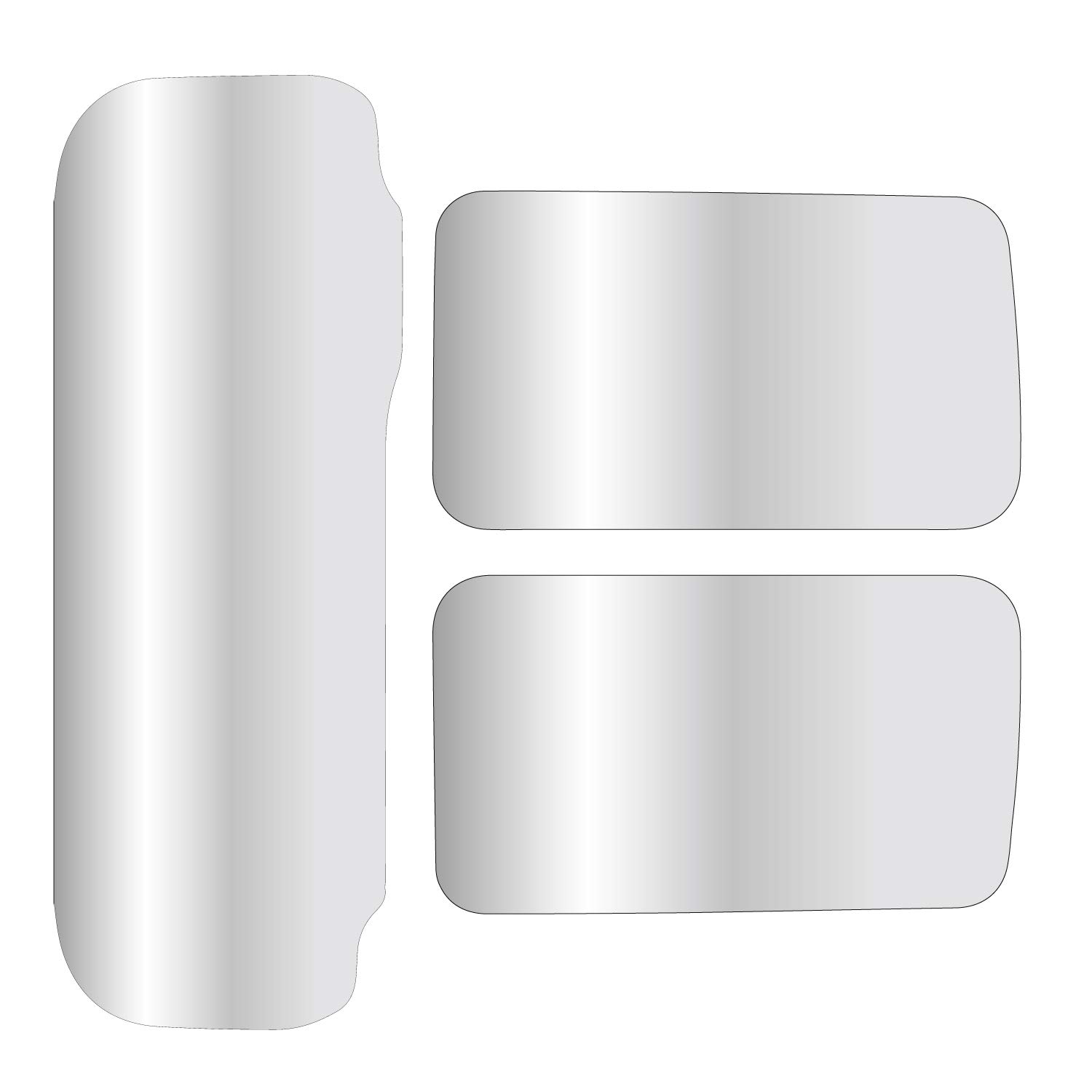 

Пленка зеркального типа Suzuki Jimny Sierra автомобильная пленка Задний комплект Серебристая пленка Металлизированная Светоотражающая пленка Светопропускание (JB64W/JB74W) Предварительно нарезано 9%