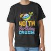 40th Birthday Cruise Designed And Sold By Jaygo Vintage Stylish Unisex Designer Clothes Streetwear Slightly Comfortable