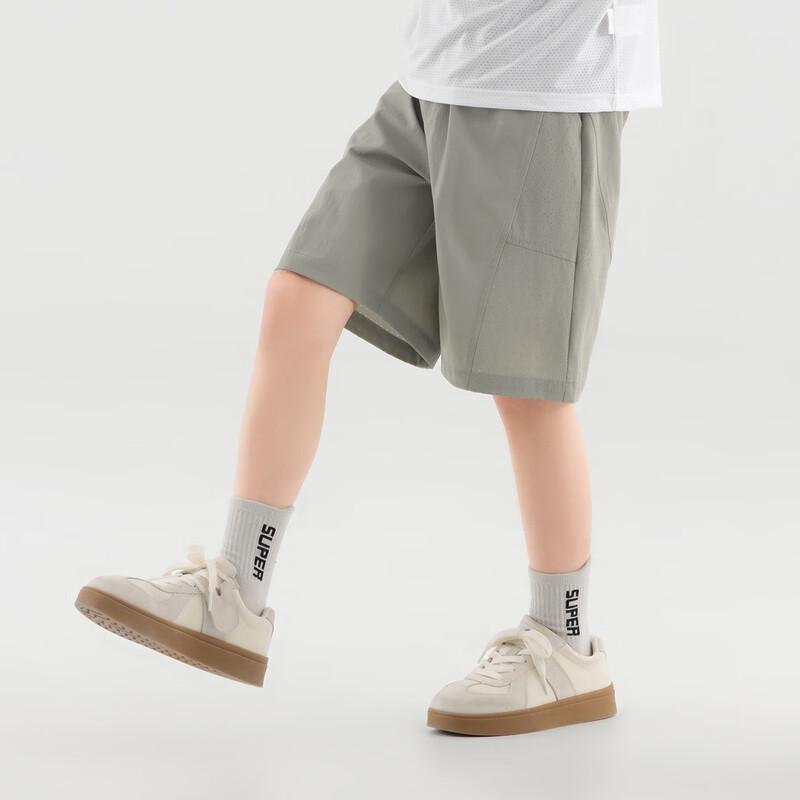 Boys' Breathable Mesh Sports Shorts