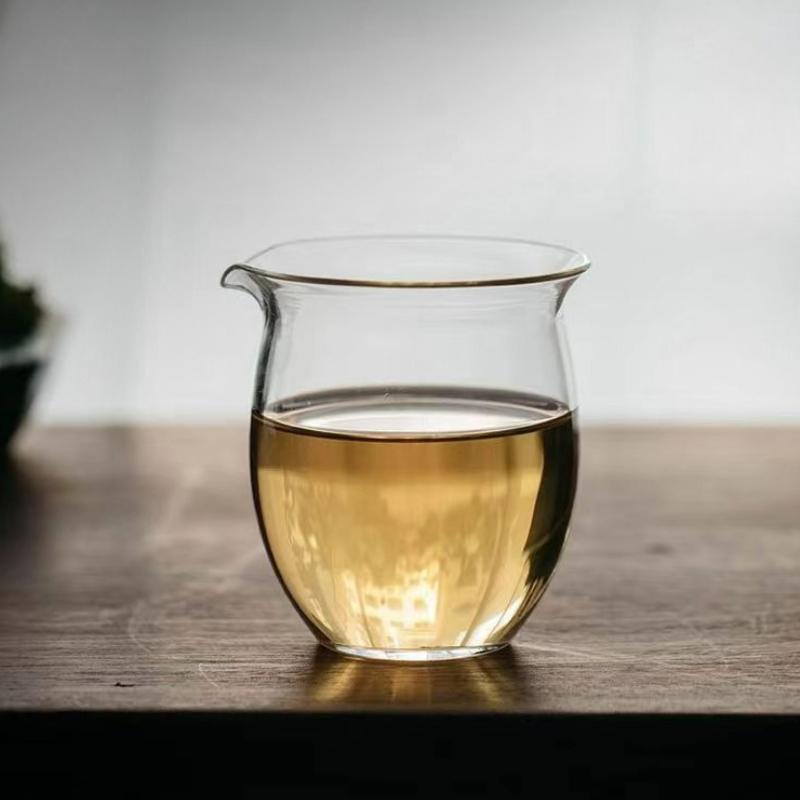 Japanese Style Kungfu Transparent Glass TeaCup Heat-resistant Tea Pitchers Household Tea Sea Teapot Decorative Teaware Supplies