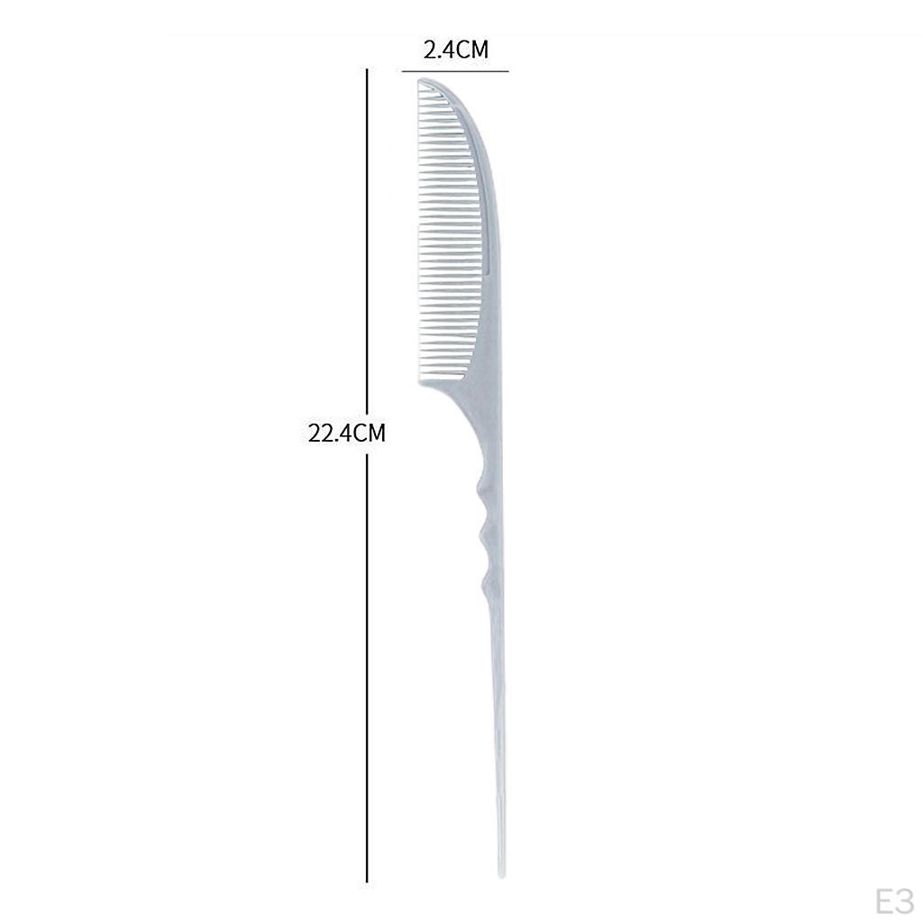 Comb Plastic Pin Tail Resistant Teasing Comb, Ergonomic Designed, Comfortable to Hold And Easy
