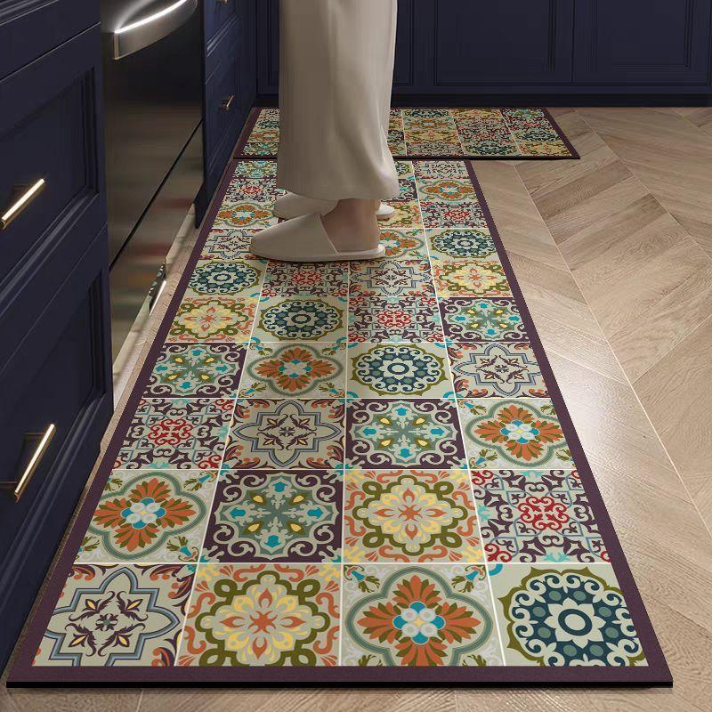 Hot Non-slip Kitchen Mat Long Rugs Thickened Diatomaceous Earth Carpet for Living Room Absorbent Foot Mats Bedroom Doormat Alfombra
