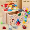 HIWO Montessori Wooden Tool Construction Toy with Drawer Ages Educational Toy for STEM Carpenter Safety Certified Toy, 2-in-1 Storage, 3-6, Education,
