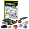 Galaxy Christmas 24 Days Advent Calendar Gift Box 2024 New Year Countdown Kids Teens Planet Universe Glass Beads Marbles Toys