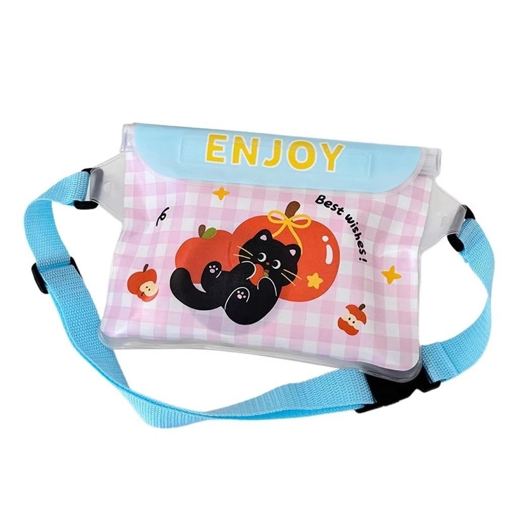 With Waist Strap Waterproof Phone Case Large Capacity Mobile Phone Waterproof Pouch  Beach Swimming Style 2