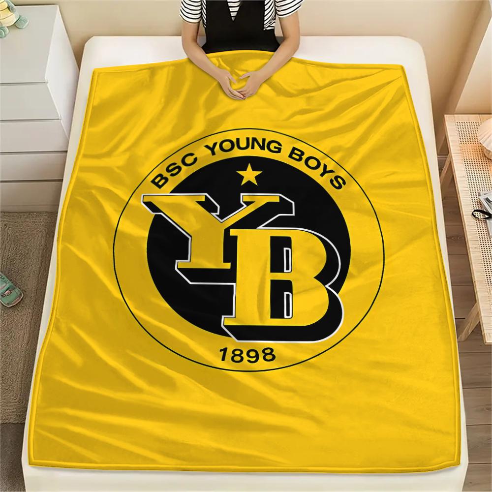 

1PC BSC Young Print Flannel Blanket, High quality All Seasons, Home Decor, Warmth and Comfort, Perfect for Christmas Gifts 80cm x 120cm