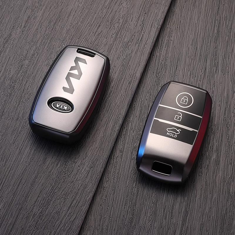 Car Key Case Y40 Cover Shell Fob For Kia Picanto Sportage GT RIO 3 Cerato Soul K5 Ceed Optima Seltos Sorento Forte Stinger Telluride