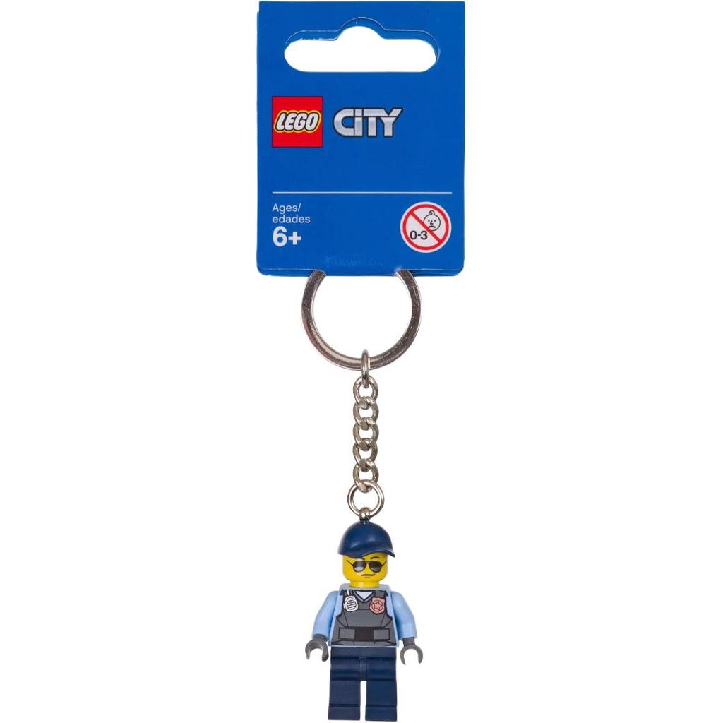LEGO City Collection Prison Guard Keychain Fish Patch Bag Building Block Figures 0 300pcs 853568+30545 853568+30545