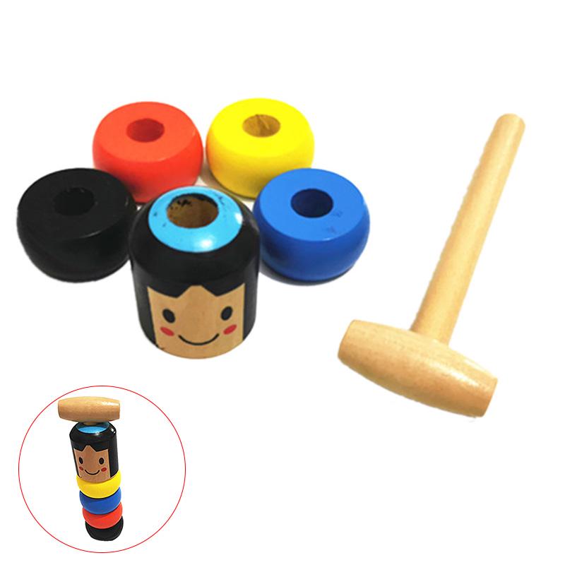 A Small Wooden Puppet Is A Novel And Interesting Toy Creative Gift.