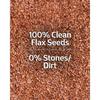 True Elements Flax Seeds 500g - Alsi Seeds | Flax Seeds for Hair Growth | Raw Seeds for Eating | Source of Iron & Dietary Fibre | Rich in Protein