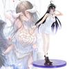 Elegant Overlord Albedo White Knitted Standing Model Figure Pvc Collectible Toy