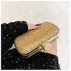 Fashion Ladies Shiny Luxury Rhinestone Decorative Clutch Bag Evening Bag Elegant Temperament Dinner Bag