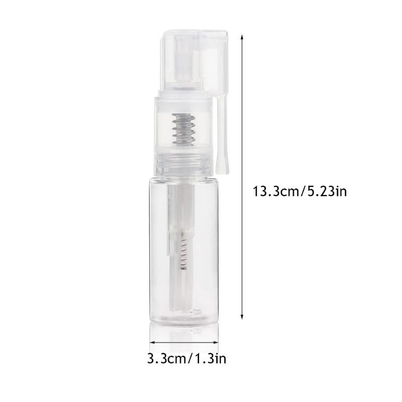 Plastic Spray Bottle for Cake Decoration, Powder, Baking Color, Flash Glitter, Fondant, Macaron, Mousse, 14ml, 25ml, 50ml