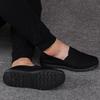 Unisex Breathable Slip-On Black Canvas Shoes