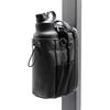 Large Capacity Magnetic Water Bottle Bag Strong Magnet with Shoulder Strap Water Cup Holder Adjustable Multi-Pocket