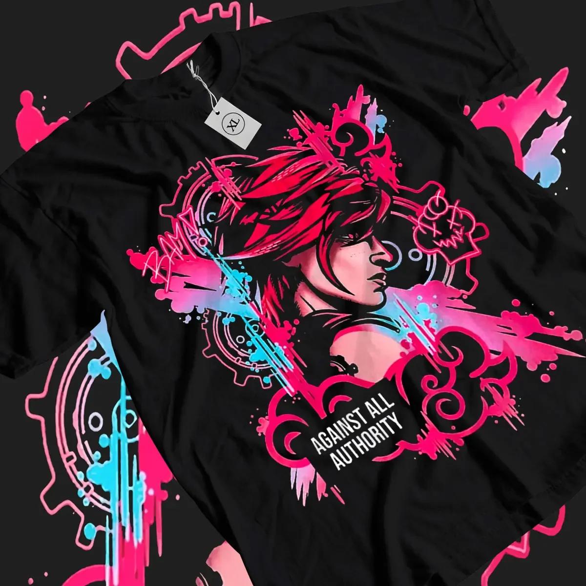 Vi Jinx Arcane TShirt Japanese Anime Cartoon Girl Jinx Arcane Graphic Gift Shirt All Size S