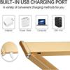 Foldable Led Desk Lamp - Folding Portable Usb Table Light With 3 Brightness Settings