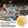 Fiskespölindragningsmaskin Professionell Spöindragningsmaskin för Betesfiske 0-40 Varv/min Epoxiharts Roterande Limningsmaskin Utrustning