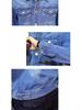 Men's Loose Fit Spring/Fall Denim Jacket - Plus Size Trendy Workwear