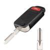 For Benz Key Shell Flip Folding For Mercedes Benz W168 W124 W202 W210 W211 W203 Remote Car Key Case Fob Replacement Cover