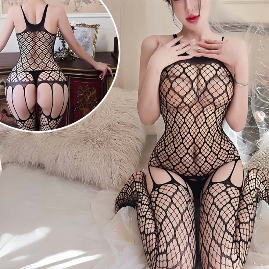 400 Styles Sexy Hot Woman Transparent Erotic Porno Lingerie Tights Sex Clothes Plus Size Women Perspective Fishnet Bodysuit Open Crotch Bodystocking