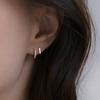 MIAF 14K Recto One-Touch Earrings