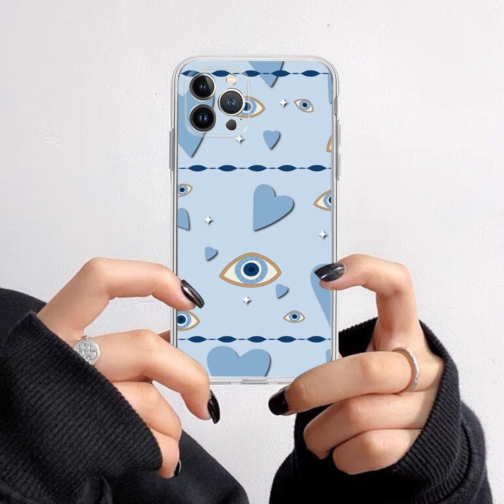 Turkish Evil Eye Phone Case For iPhone 15 14 11 12 13 Mini Pro XS Max Cover 6 7 8 Plus X XR SE 2020 Funda Shell