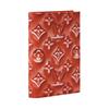 Louis Vuitton Ice Cube Shaped Monogram Coated Canvas Passport Holder Women accessories Pomegranate-Red M28595