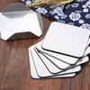 BHBL Coasters - Stainless Steel Holder with Coaster Set -Drink Milk Coffee Tea Cup Mugs Holders Square