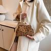 Moda Pérola Bolsas Femininas Luxo Francês Leopardo Estampa Designer Bolsas de Ombro Mulheres Alta Qualidade Cossbody Bolsas para Mulheres