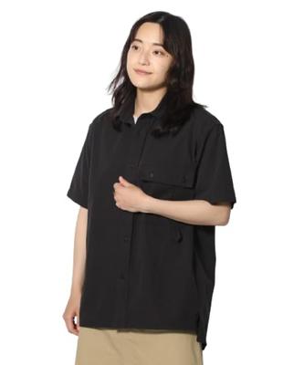 Сорочка для вулиці TAKIBI Light Ripstop Shirt Чорна [Snow Peak] К/Р