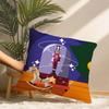 Nutcracker Soldier Toy Pillow Case Short Plush Print Cushion Cover Square Throw Pillow Covers Sofa Home Decor