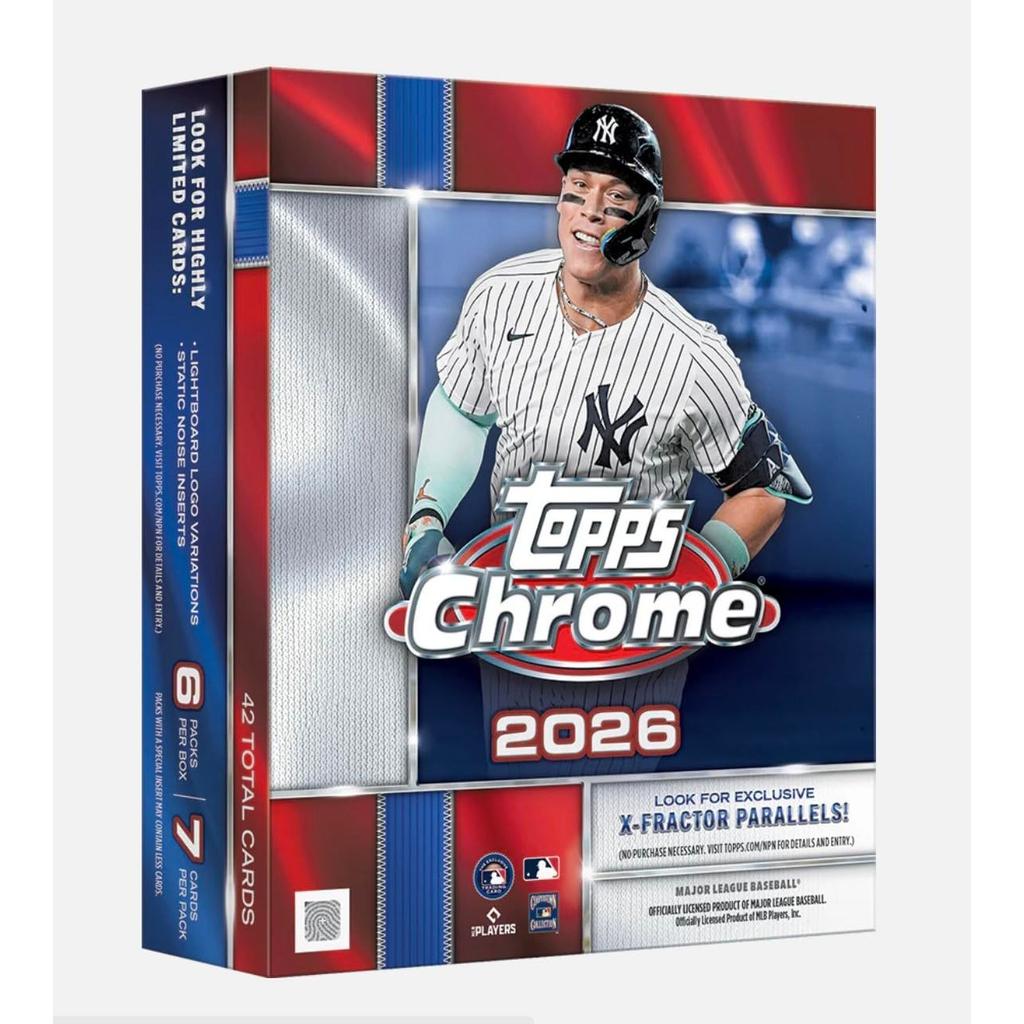 MLB 2026 TOPPS CHROME BASEBALL MEGA BOX
