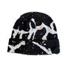 Jacquard Knit Striped Beanie Cap For Warm Winter Fashion Streetwear Hat Gift