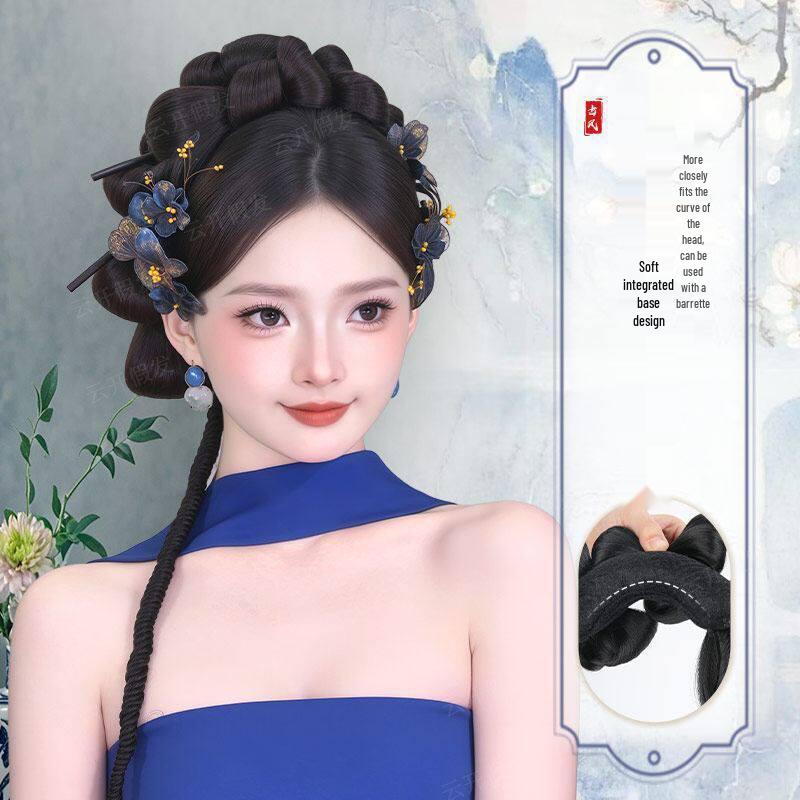 Xiu He Makeup Artist Pre-made Bow Hair Bun - Easy Chinese Style Bridal Hair Styling Tool